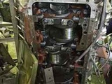 Блок двигателя ЯМЗ-238 с коленвалом и вкладышами. 